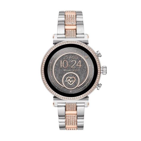 michael kors smartwatch dames zilver